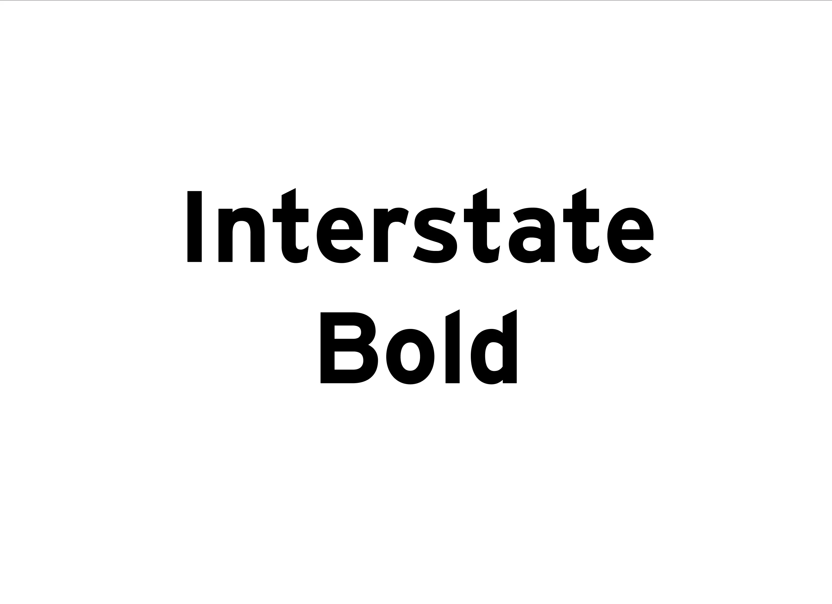 Picture of the typeface