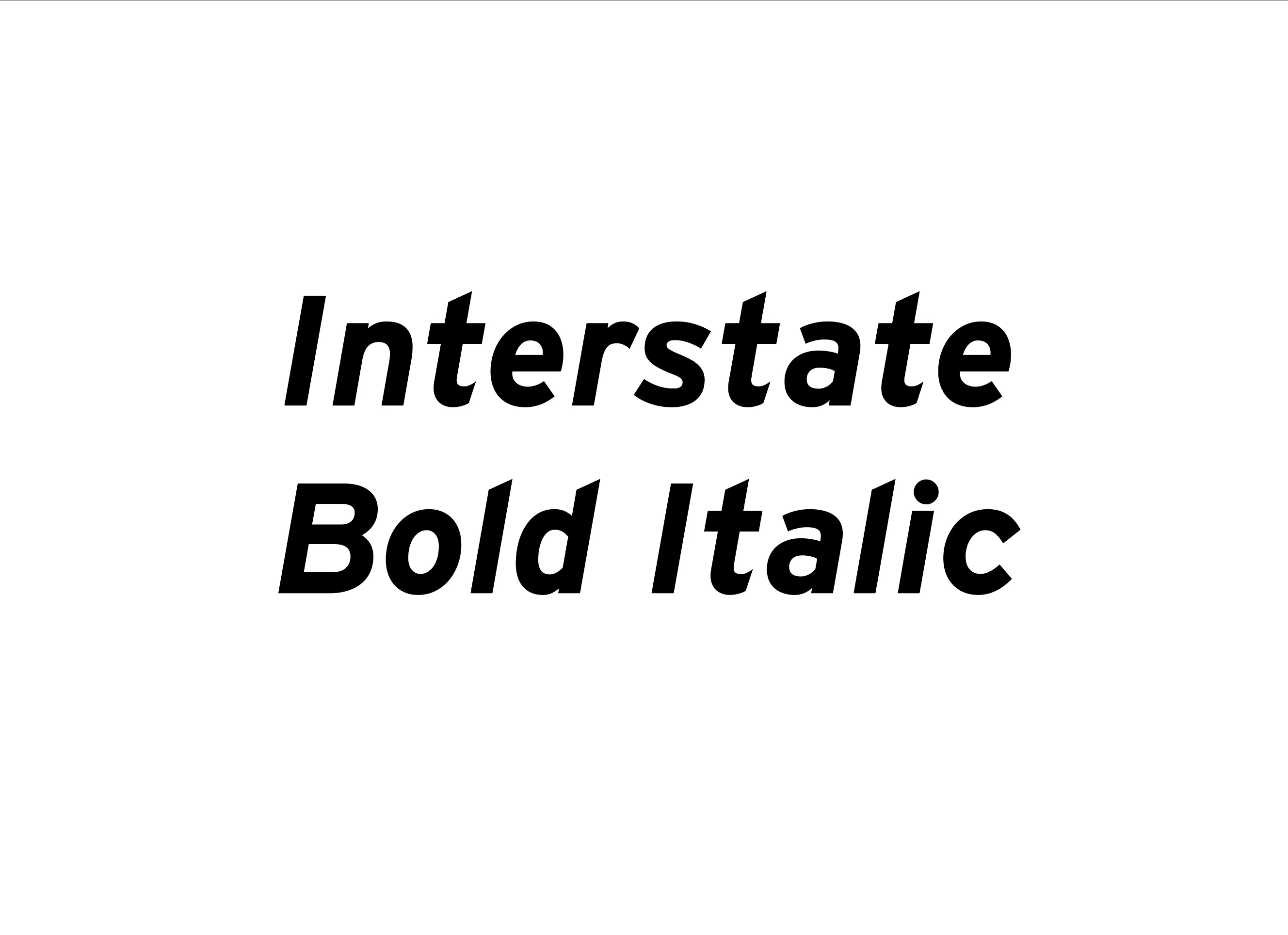 Picture of the typeface