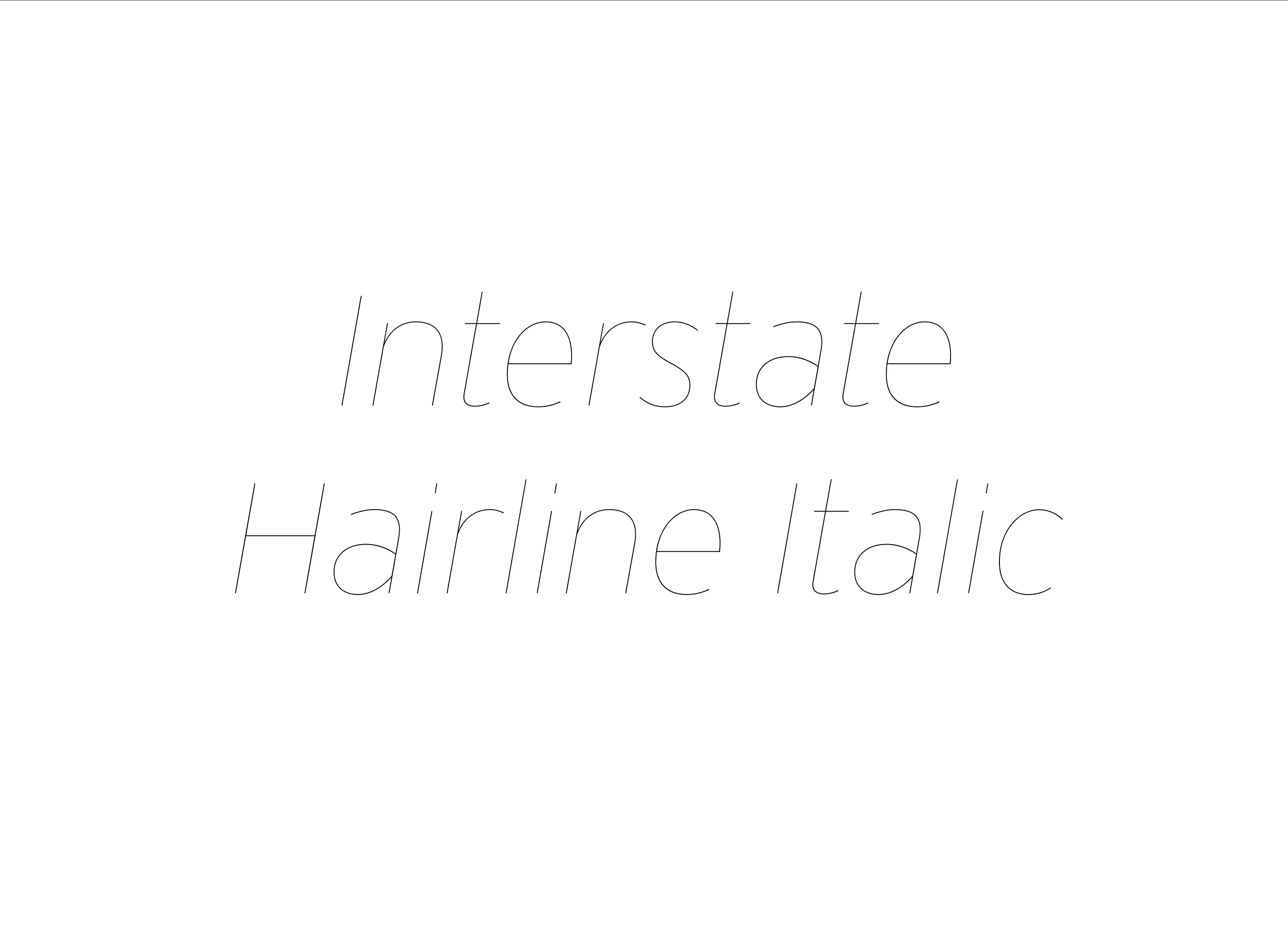 Picture of the typeface