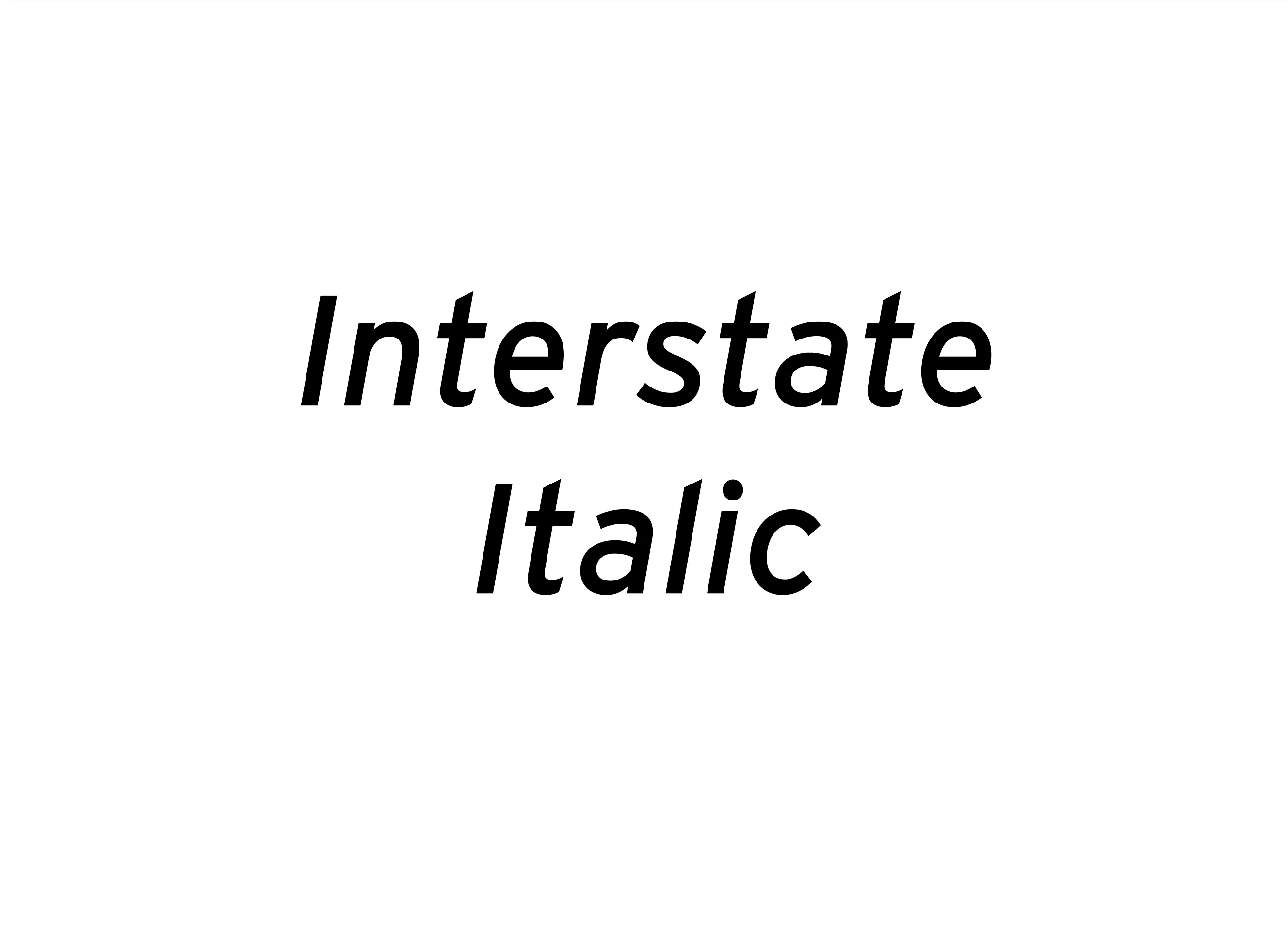 Picture of the typeface