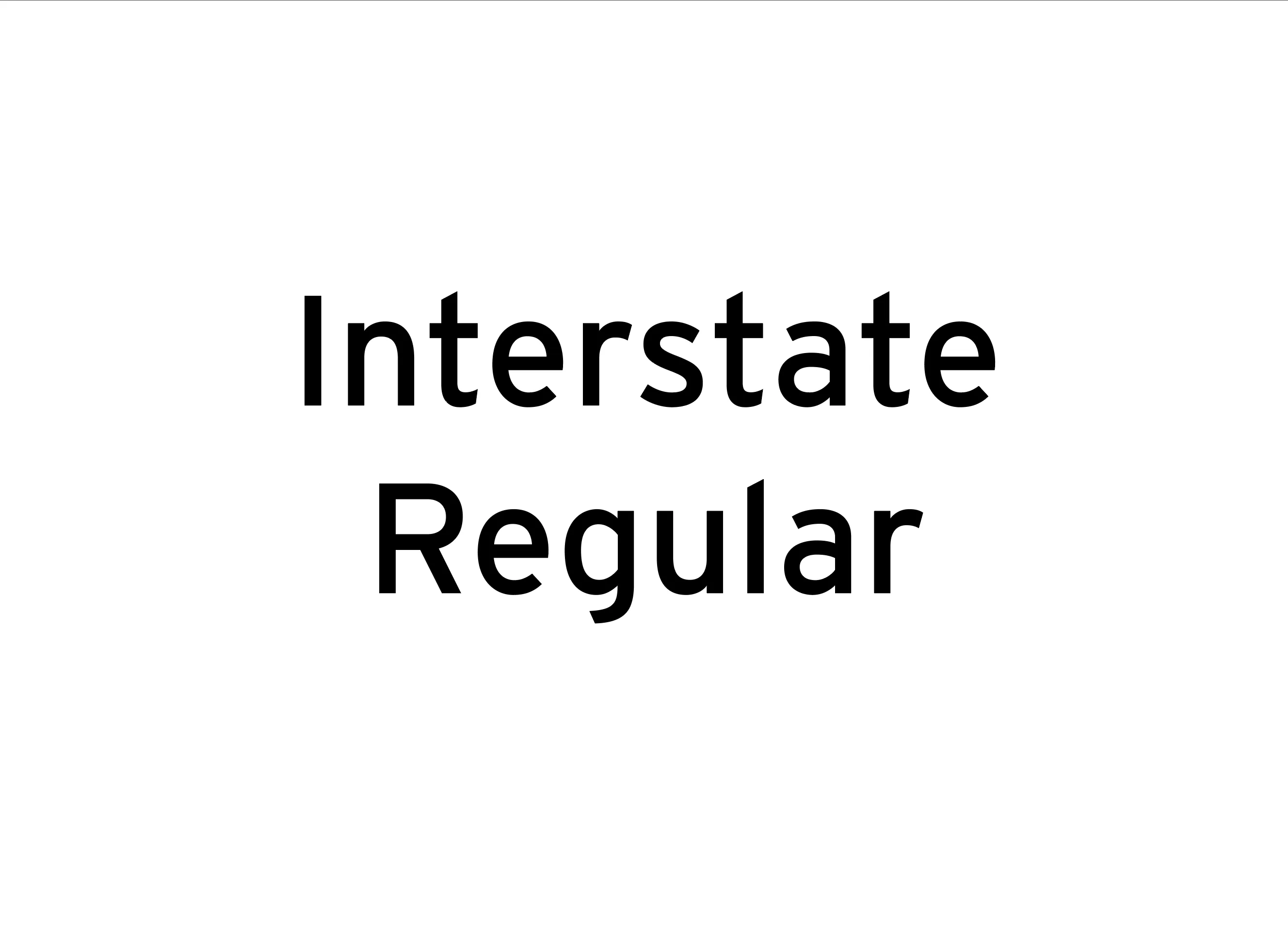 Picture of the typeface