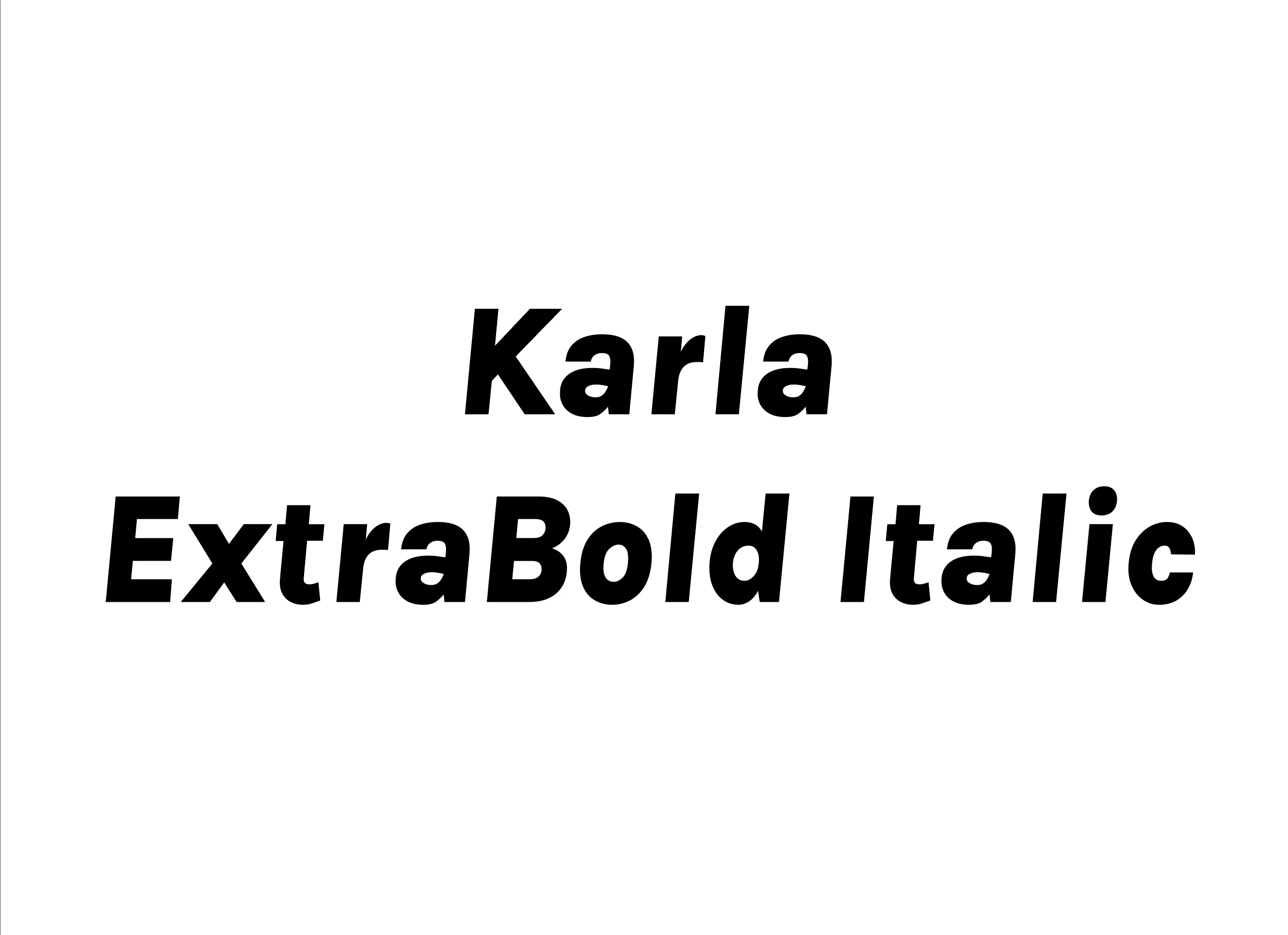 Picture of the typeface