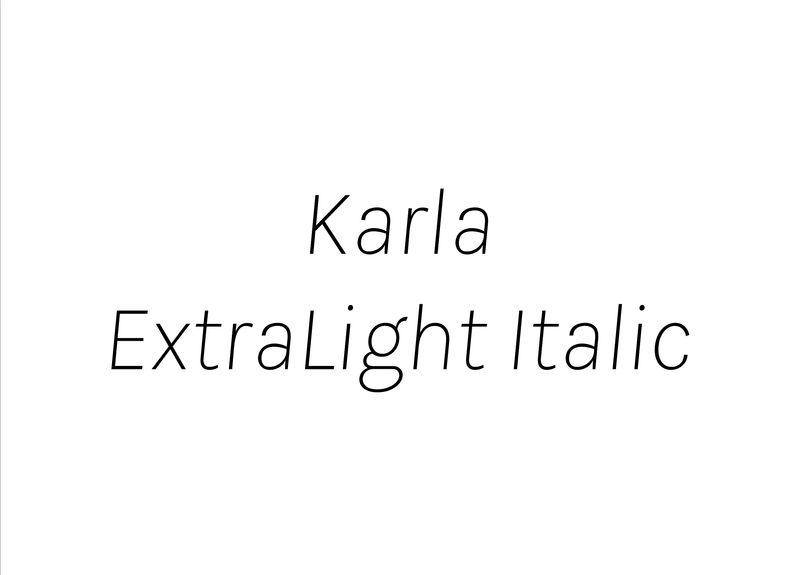 Picture of the typeface